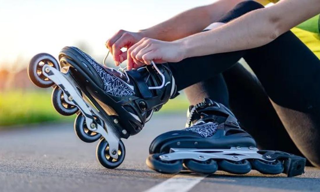 How to: adopting the right posture while rollerblading
